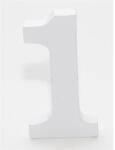  Fa számok fehér, 1-es 11cm, db-os
