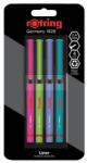 STAEDTLER Tűfilc készlet 4db-os ROTRING Liner, vegyes színek