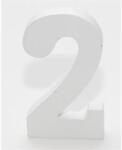  Fa számok fehér, 2-es 11cm, db-os