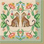  Szalvéta 33x33cm 20db/csomag Jungle Vibes, Dzsungel hangulatok (R2S.414JVIB)