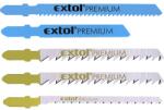 Extol Premium dekopírlap, 5db különböző típus, Bosch befogás, HSS, HCS; Bimetál (8805100)