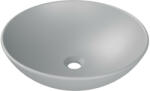 CeraStyle - Top Counter pultra ültethető porcelán mosdó - ZERO - O - MATT SZÜRKE - Ø 46 cm (OC052E81W13)