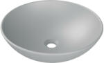CeraStyle ZERO - PULTRA ültethető - Top Counter - porcelán mosdó - O - MATT SZÜRKE - Ø 46 cm (OC052E81W13) - globalvivamarket