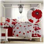  Lenjerie pat matrimonial creponata Poppy 01 Lenjerie de pat