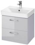  Baza si lavoar CSB2811 Slim - 50 cm, suspendat, sertare, gri