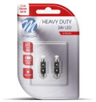 m-tech Set 2 bucati bec LED, C5W, 36mm, 24V, Rece Alb, CANBUS (LB9813W)