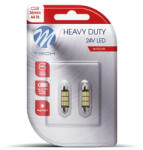 m-tech Set 2 bucati bec LED, C5W, 36mm, 24V, Alb, CANBUS (LB9815W)