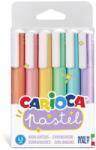 CARIOCA Szövegkiemelő 4,5 mm 6db pasztell szín (43033)