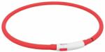 TRIXIE Zgarda luminoasa caini, cu USB XS-XL rosu