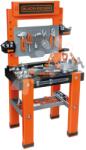 Smoby Atelier de lucru Bricolo One Workbench Black&Decker Smoby cu un ciocan și 79 accesorii 103 cm înălțime (SM360732) Set bricolaj copii