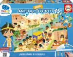 Educa Puzzle educațional Egypt Happy Learning Educa 150 piese cu activități în spaniolă de la 6 ani (EDU19318) Puzzle