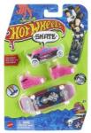 Hot Wheels Hot Wheels, Skate Collector Pack, skateboard, pantofi si masina, Trick Hunter + Rip Rod Figurina