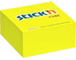 STICK N Stick' N 76x76mm 400 lap neon sárga öntapadó kockatömb (21010)