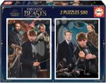 Educa Puzzle Fantastic Beasts Educa 2x500 darabos és Fix ragasztó (19492)
