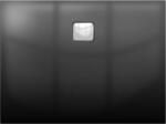 RIHO Basel 416 fényes fekete zuhanytálca 120x90x4, 5 D005024065 (D005024065)