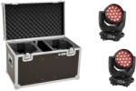  EUROLITE SET LED 2x TMH-X4 Wash Robotlámpa + Szállító rack