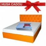  Saltea cu spuma, Nova Comfort Flex 140x190x20cm, fermitate tare, hipoalergenica, husa detasabila, Saltsib