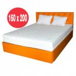  Set Saltea ortopedica, Ulise Standard Spring Comfort 160x200x30cm, cu plasa de arcuri Bonell, husa detasabila tricot, hipoalergenica, fermitate tare, Saltsib plus 2 perne matlasate, microfibra, 50x70c