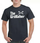 Chefs The Grillfather - nyomott mintás póló