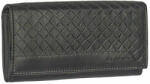 LA SCALA Brifkó fazonú fekete női bőr pénztárca La Scala (dgn 1958 black)