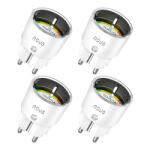 NOUS Set 4 Prize Inteligente WiFi NOUS A1T, 16A - Tasmota (A1T-4p) - rovo