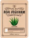 Fortheskin Mască de față calmantă cu extract de aloe - Fortheskin Super Food Real Vegifarm Double Shot Mask Aloe 23 ml Masca de fata