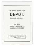 Depot Șervețele umede igienice de unică folosință pentru mustață și barbă - Depot Beard&Moustache Specificații 504 12 buc