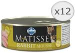 Matisse Adult Nedves macskaeledel, Nyúl Mousse, 12 x 85 g