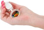 NS Novelties Dop Anal Cu Bijuterie Crystal Desires Rainbow Gem, Small, 7 cm