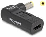 Delock Laptop töltőkábel adapter USB Type-C anya - HP 4, 8 x 1, 7 m (60006)