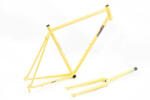Csepel Torpedo 3* 2022 28-as (622-es) országúti kerékpár váz és villa szett, acél, sárga, 570-es vázméret