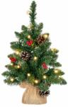 Nexos Pom de Crăciun cu luminițe - 45 cm, 20 LED-uri (XI11921)