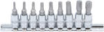 BGS technic Rátűzőkulcs - crowa+bit készlet 1/4" torx T10-T50 9 db-os BGS (9-2164)