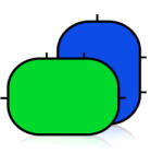  2in1 Chromakey Derítőlap -Kék & Zöld Fotós Derítő háttér (150x250cm)