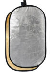  2in1 Arany & Ezüst Derítőlap -Fotós Refklektor és Derítő háttér (100x150cm)