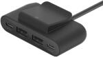 Belkin BOOST CHARGE 4-Port_USB Power Extender_- Black (BUZ001bt2MBKB7)