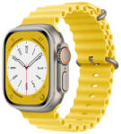 Matrix Curea Ceas Smartwatch Pentru Apple Watch 1/2/3/4/5/6/7/8/SE/SE 2/Ultra (42/44/45/49mm), Matrix, Galben (MW8LA)