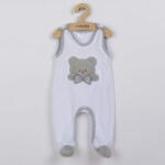  NEW BABY Luxus baba rugdalózó Honey Bear 3D 68 (4-6 h) Fehér