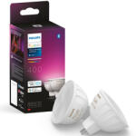 Philips Hue GU5.3 MR16 RGBW LED 6, 3 W, hideg-melegfehér, 2 darabos (White And Color Ambience) (929003575302)