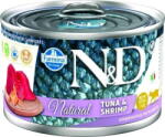 Farmina Hrană umedă pentru pisică N&D Natural Tuna&Shrimp 140 g - vexio