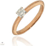 Újvilág Kollekció Rosé arany gyűrű 53-as méret - B41287_3I