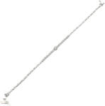 Újvilág Kollekció Fehér arany karlánc 18 cm - B32839