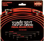 Ernie Ball Flat Ribbon Patch Cables Pedalboard Roșu 15 cm-30 cm-60 cm-7, 5 cm Oblic - Oblic (P06404)