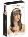  World Wigs Kate hosszú, barna paróka, szőke tincsekkel - ovszer-vasarlas