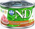 Farmina Hrană umedă pentru pisică N&D Natural Chicken 140 g (PND140062) - pcone