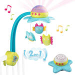 Smoby Carusel muzical Smoby Cotoons Star 2 in 1 (S7600110116) - ejuniorul