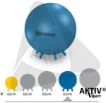 Gymnic Fit-Ball Ülőlabda lábakkal 65 cm kék (979) - aktivsport
