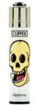  Clipper Micro White Skulls öngyújtó (gold tooth) (CP3A250Hgt)