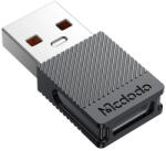 McDodo Adaptor OTG, McDodo, Adaptor OTG USB-A 2.0 la USB-C, 5A, Negru (OT-6970)