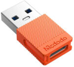 McDodo Adaptor OTG, McDodo, Adaptor OTG USB-C la USB-A 3.0, Portocaliu (OT-6550)